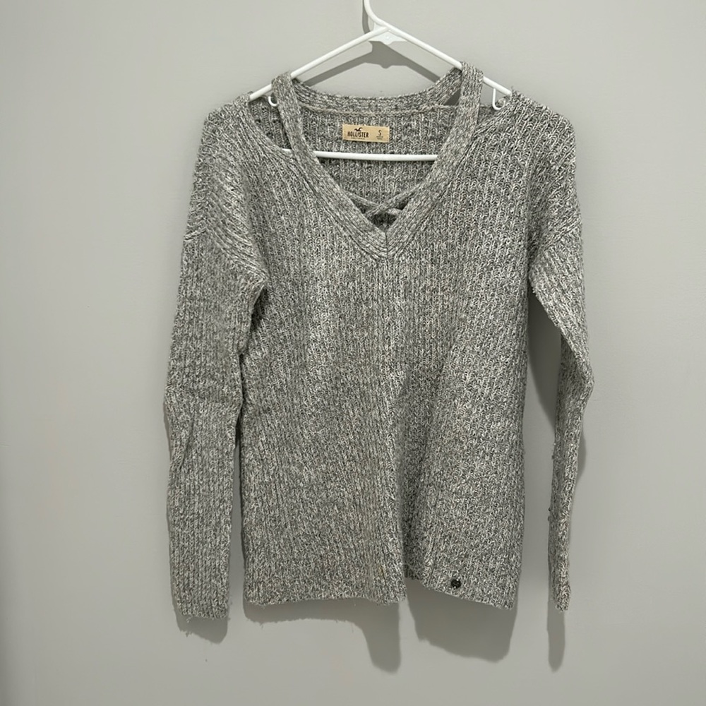 Hollister gray sweater | S